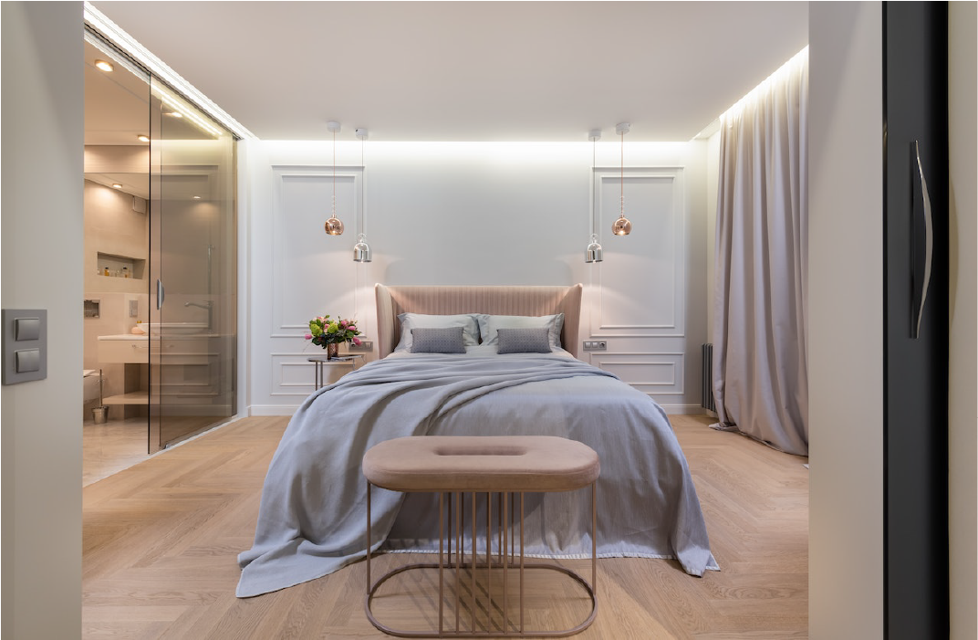 Modern bedroom interior